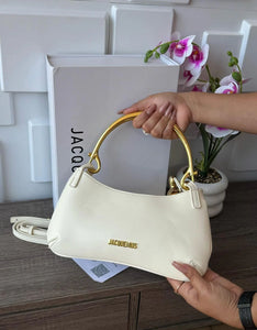 Important JACQUEMUS Mousqueton Bag with brand box