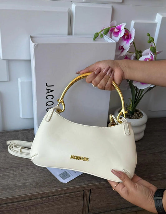 Important JACQUEMUS Mousqueton Bag with brand box
