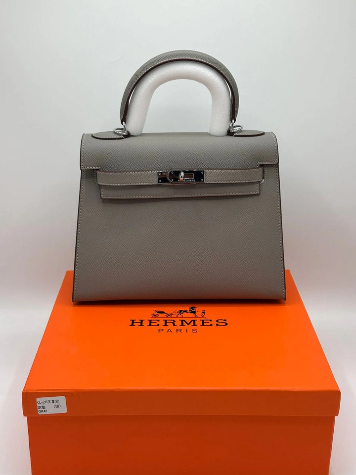 Hermes Kelly Silver Hardware with Brand Box