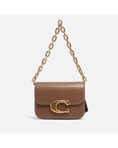 Coach Idol Shoulder Bag with Brand packaging- Same Original leather