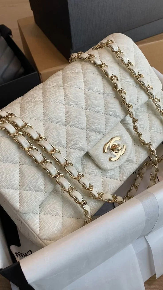 CHANEL Classic with Brand Box- Genuine Leather