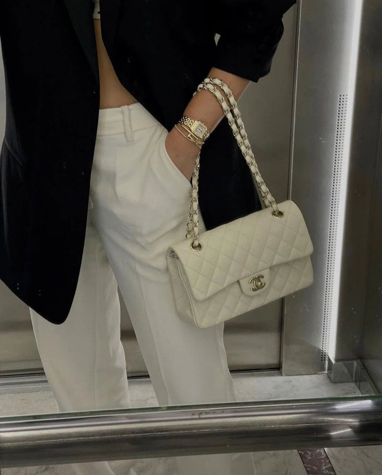 CHANEL Classic with Brand Box- Genuine Leather