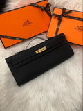 Hermes Kelly Cut Clutch with Brand Box