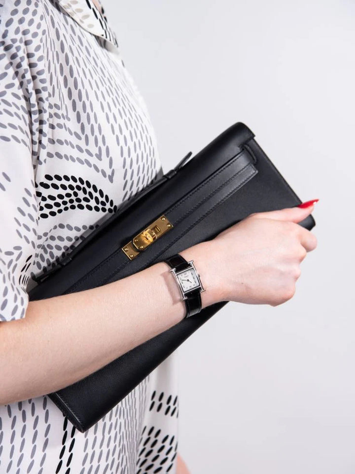Hermes Kelly Cut Clutch with Brand Box