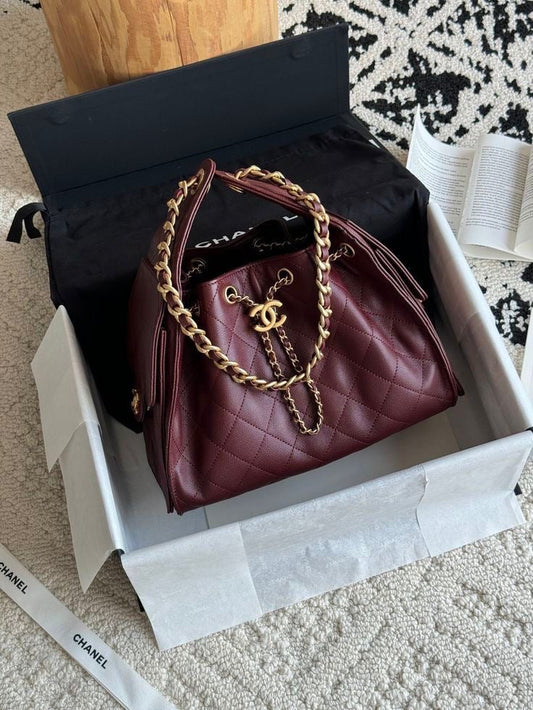 CHANEL 25 Hobo with complete packaging