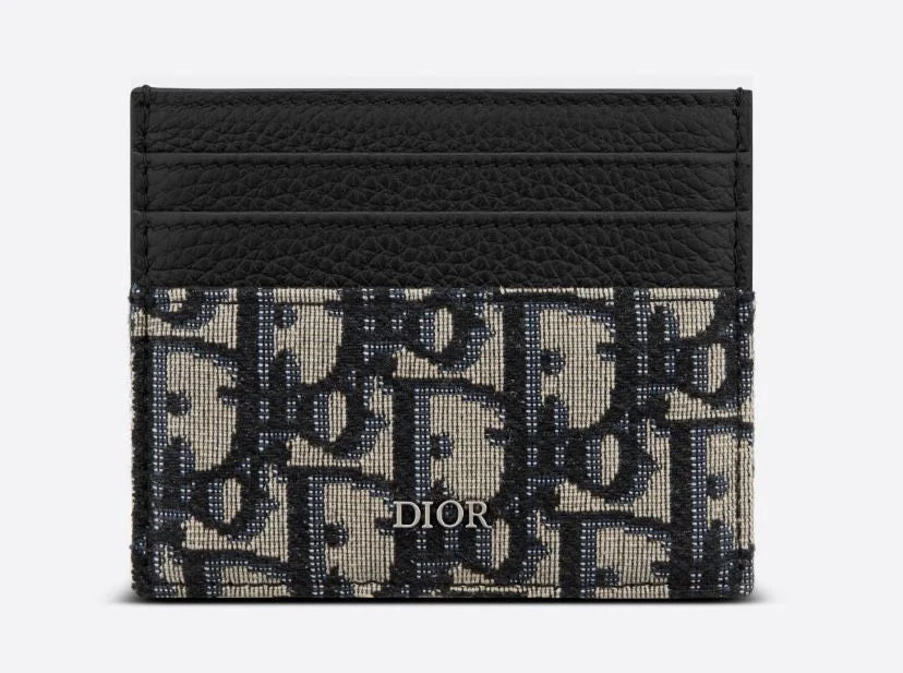 Dior Card Holder with Box and Dust Bag