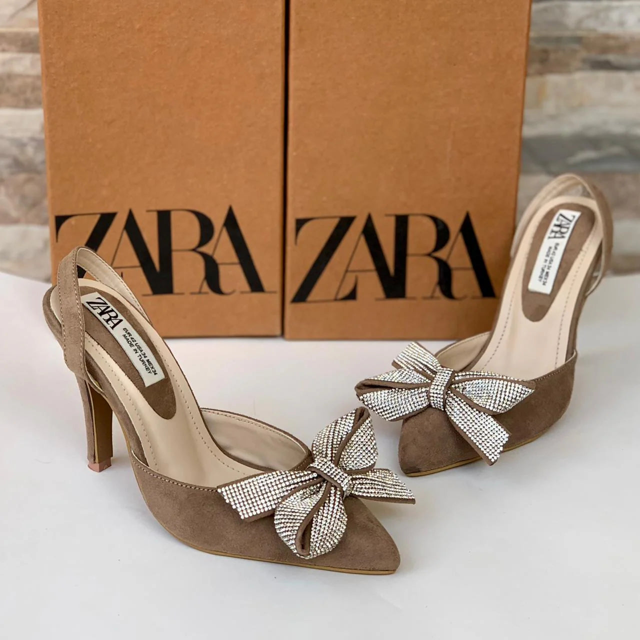 Imported ZARA Bow Heels