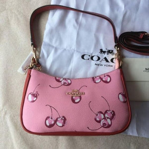COACH Cherry Terri Handbag With Brand box
