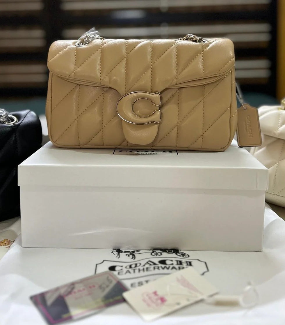 Coach Quilted Tabby with Brand Box