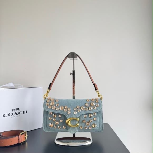 Coach Tabby Denim with Stone